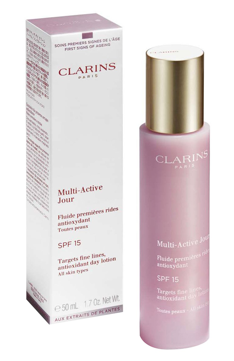 Дневной лосьон для любого типа кожи spf 15 multi-active (50ml) CLARINS, арт. 80089375, фото 4