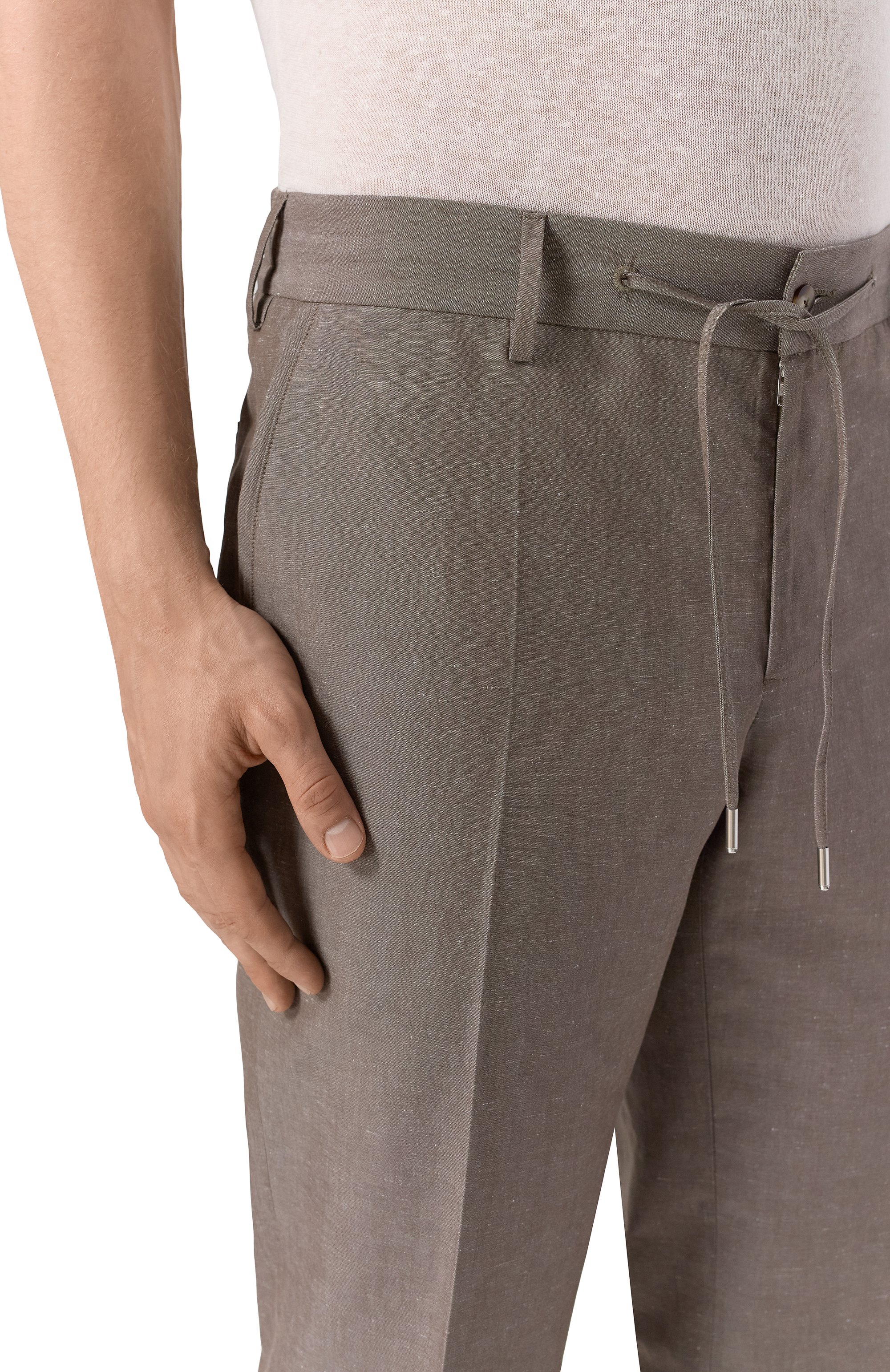 Брюки из хлопка и льна MVST, арт. MKATTY22/802, фото 5