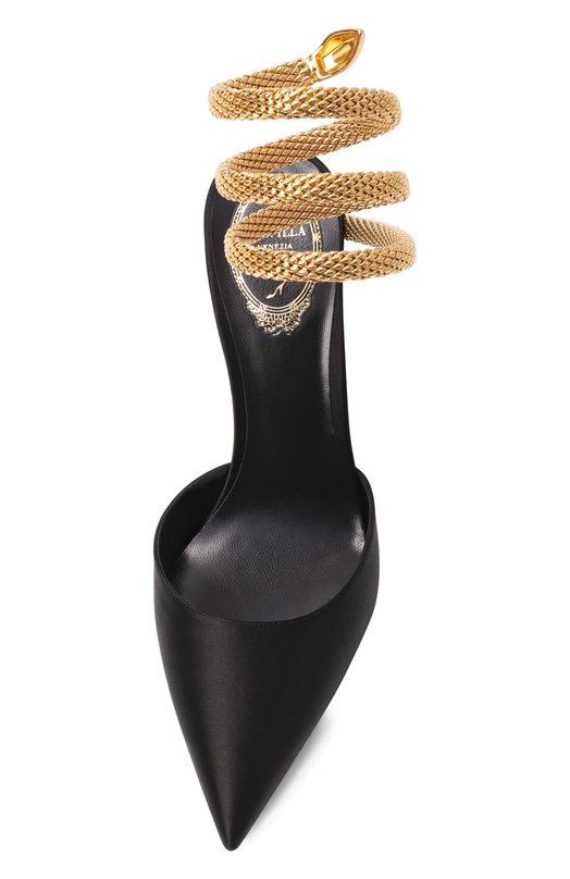 Текстильные туфли Cleo 100 Rene Caovilla C12734-100/R001 Чёрный  C12734-100/R001 Фото 6