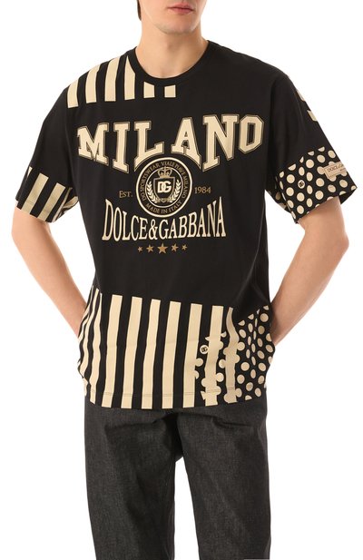Хлопковая футболка DOLCE & GABBANA, арт. G8PN9T/G7NPZ, фото 3