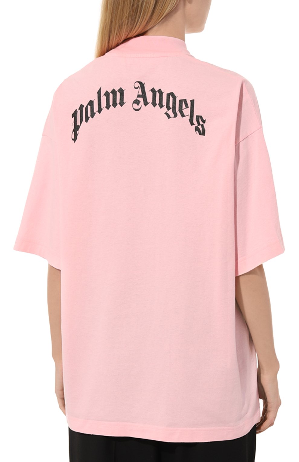 Хлопковая футболка PALM ANGELS, арт. PWAA017C99JER0023460, фото 4