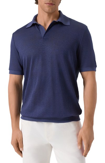 Льняное поло GIORGIO ARMANI, арт. GM001996/TE11335, фото 3