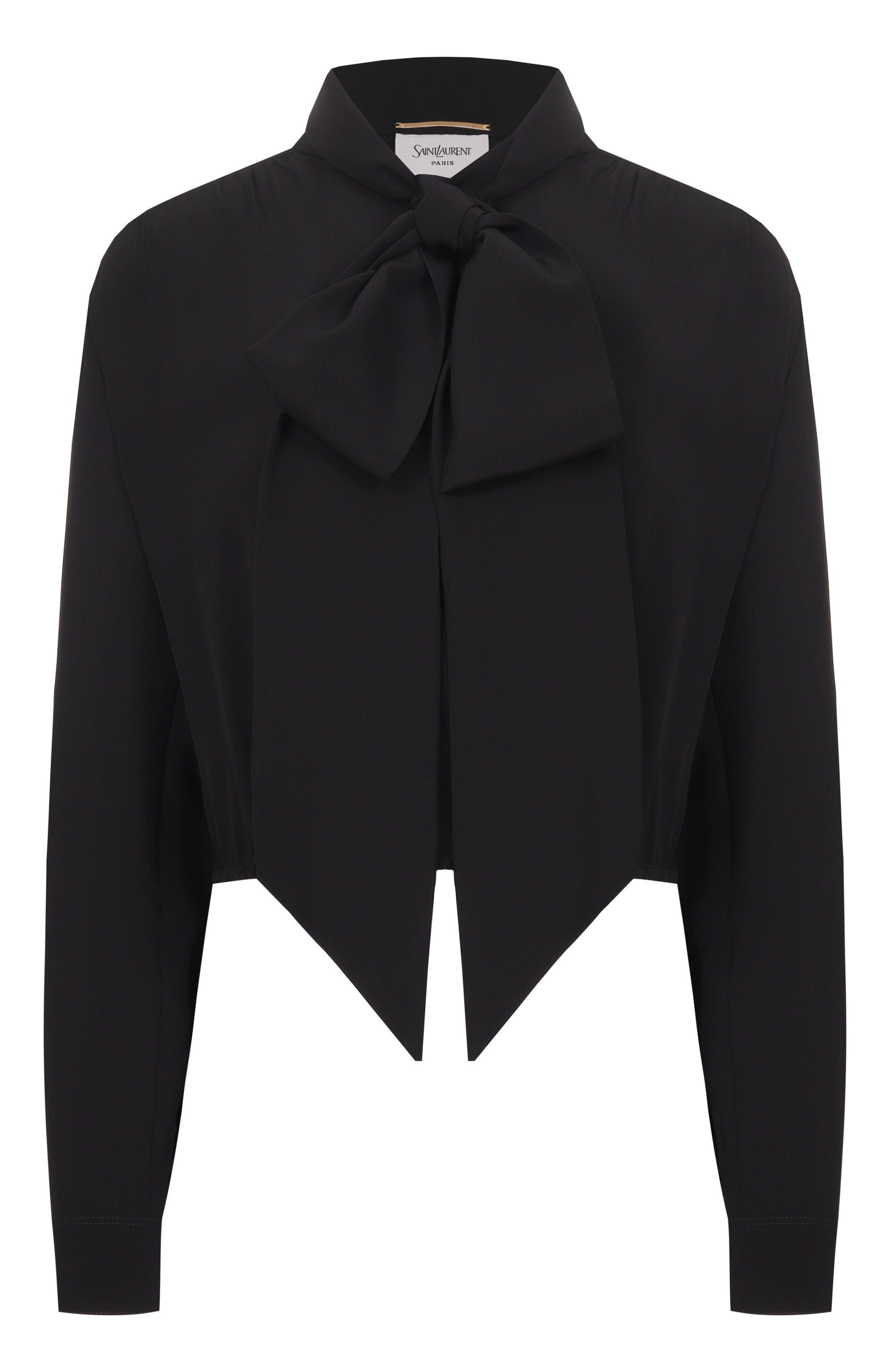 Шелковая блузка SAINT LAURENT, арт. 856831/Y100W, фото 1