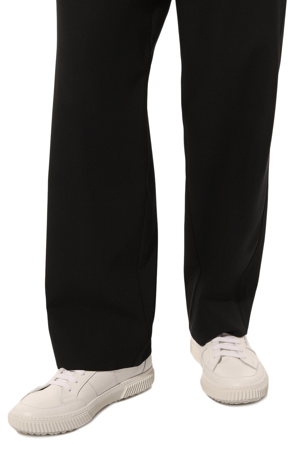 Кожаные кеды PRADA, арт. 4E3574-3ON8-F0009, фото 3