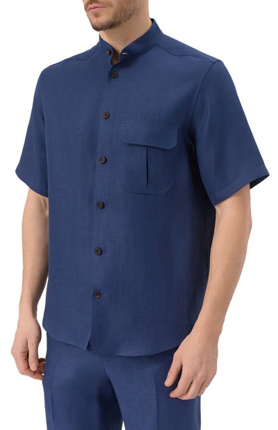 Льняная рубашка CORNELIANI, арт. 25I207-2514108, фото 3