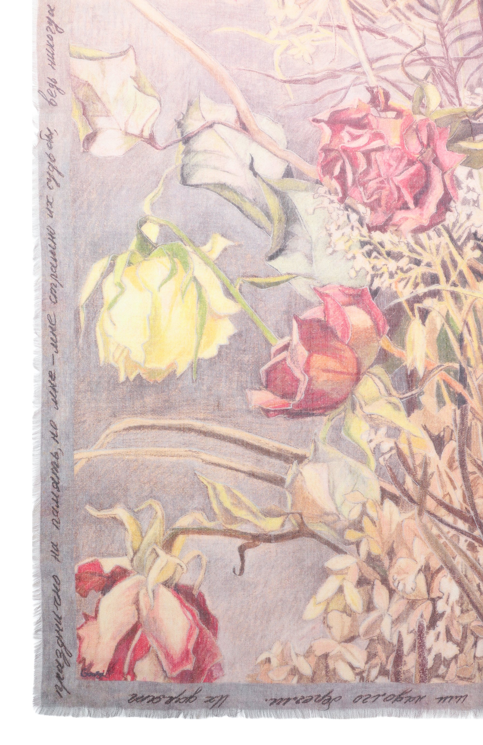 Шаль брабантские кружева из кашемира и шерсти GOURJI, арт. 91123755/6285117, фото 4