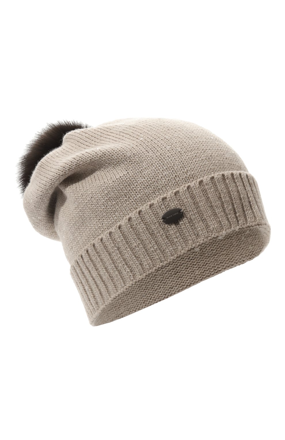 Шапка из кашемира и шелка с отделкой из соболя BLACK SABLE, арт. BS-47CC15, фото 1