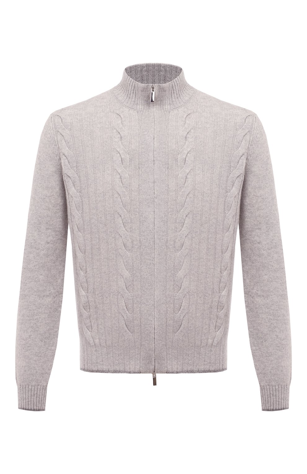 Кашемировый кардиган ANDREA CAMPAGNA серого цвета по цене 140500 руб., арт. WU25-95531, фото 1 Кашемировый кардиган ANDREA CAMPAGNA, арт. WU25-95531, фото 1