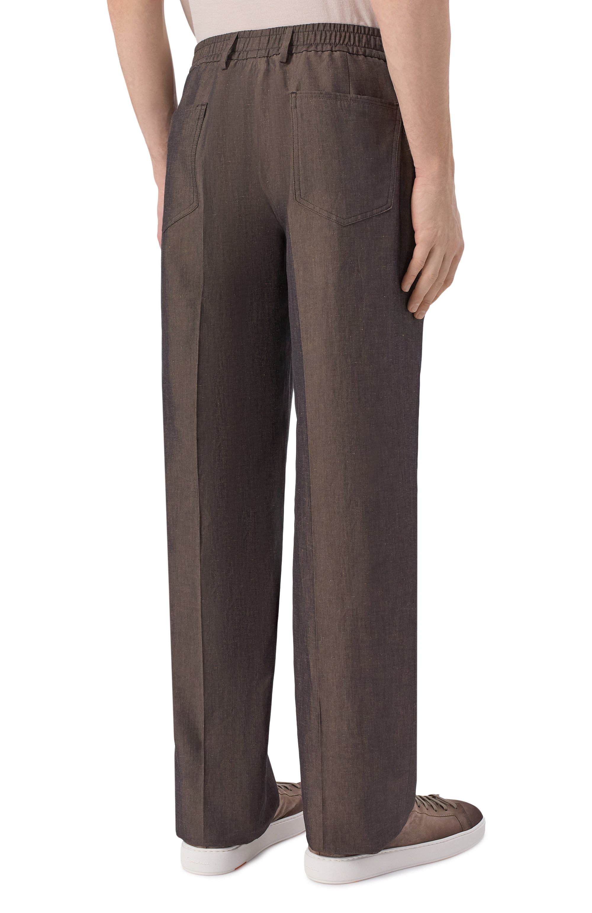 Брюки из хлопка и льна MVST, арт. M26.CSM.T416/802-C0/LINEN, фото 4