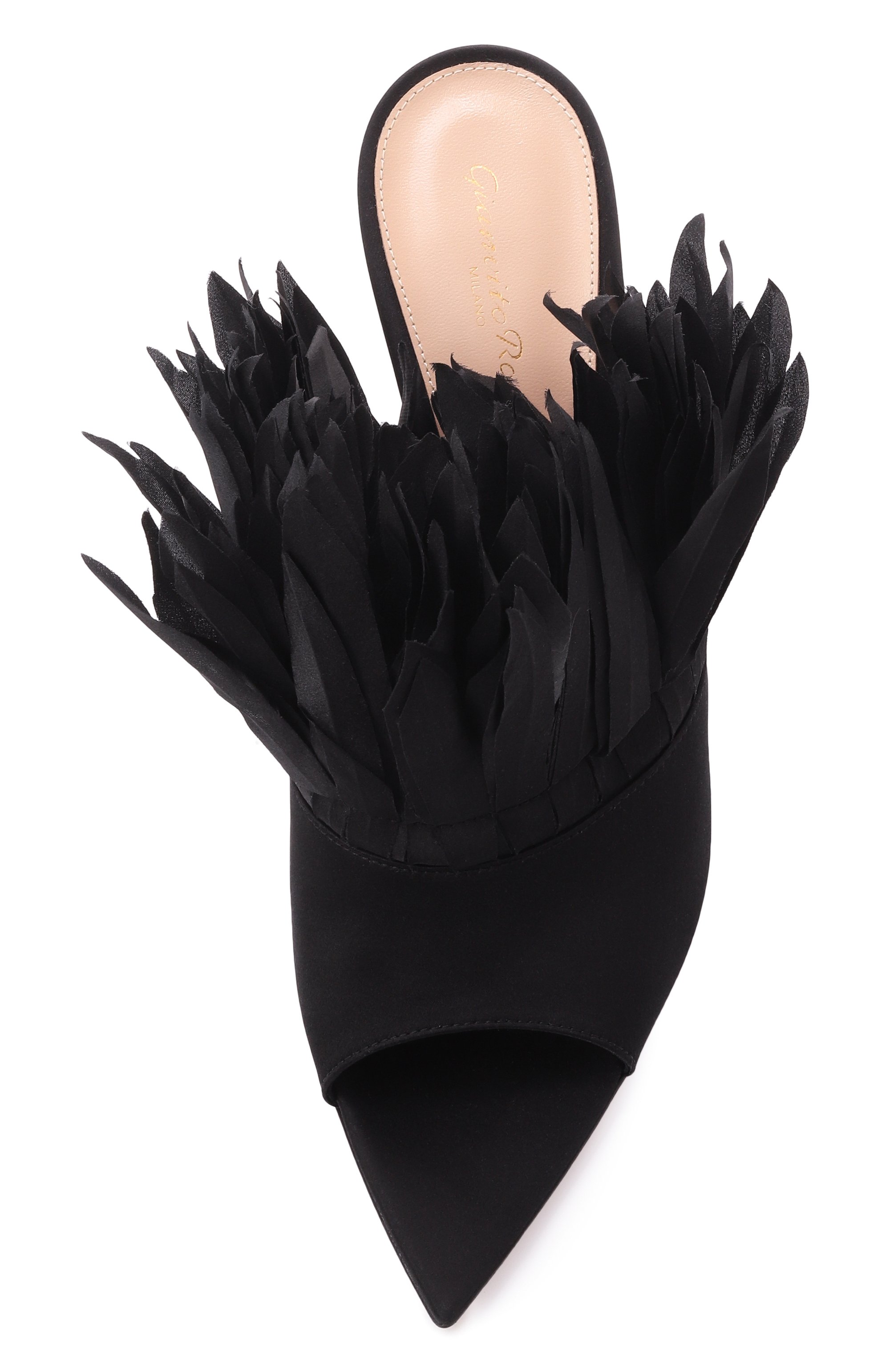 Текстильные мюли daniah GIANVITO ROSSI, арт. G10047.85RIC.CTZNER0, фото 6