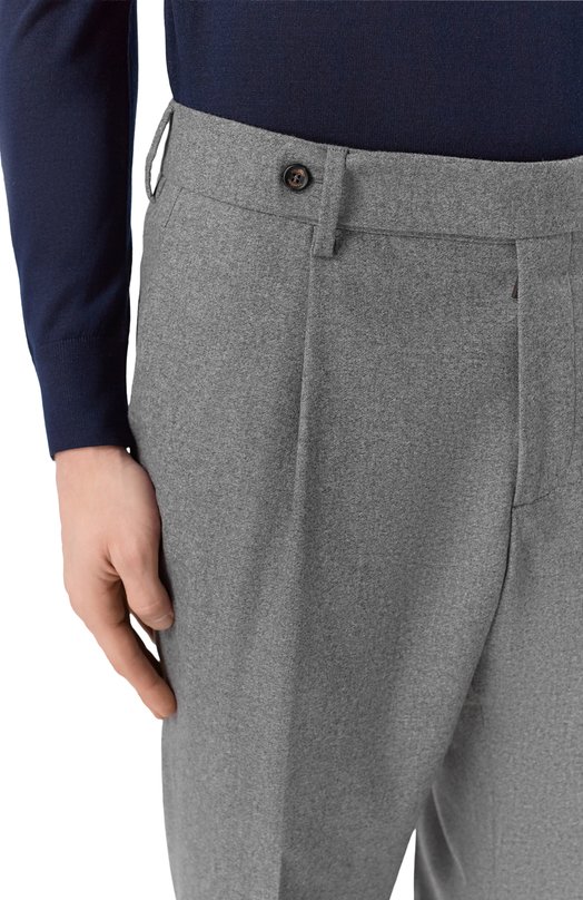Брюки из шерсти и кашемира Colombo PA00554/61088-10 Серый  PA00554/61088-10 Фото 5