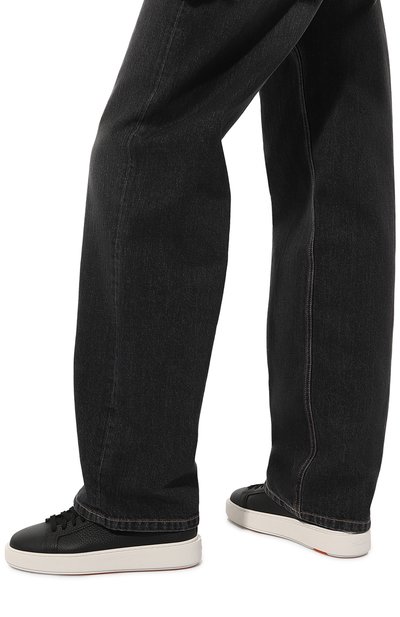 Кожаные кеды SANTONI, арт. WBCD60919BARCSQ4, фото 3