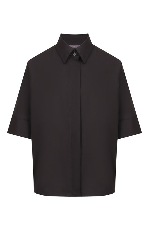 Хлопковая рубашка Lorena Antoniazzi P2651CA26A/4222 Чёрный P2651CA26A/4222