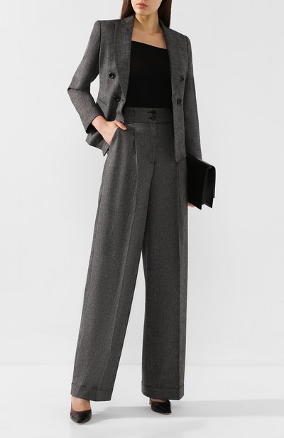 Брюки EMPORIO ARMANI серого цвета по цене 38600 руб., арт. 6G2P67/2N4FZ, фото 2 Брюки EMPORIO ARMANI, арт. 6G2P67/2N4FZ, фото 2
