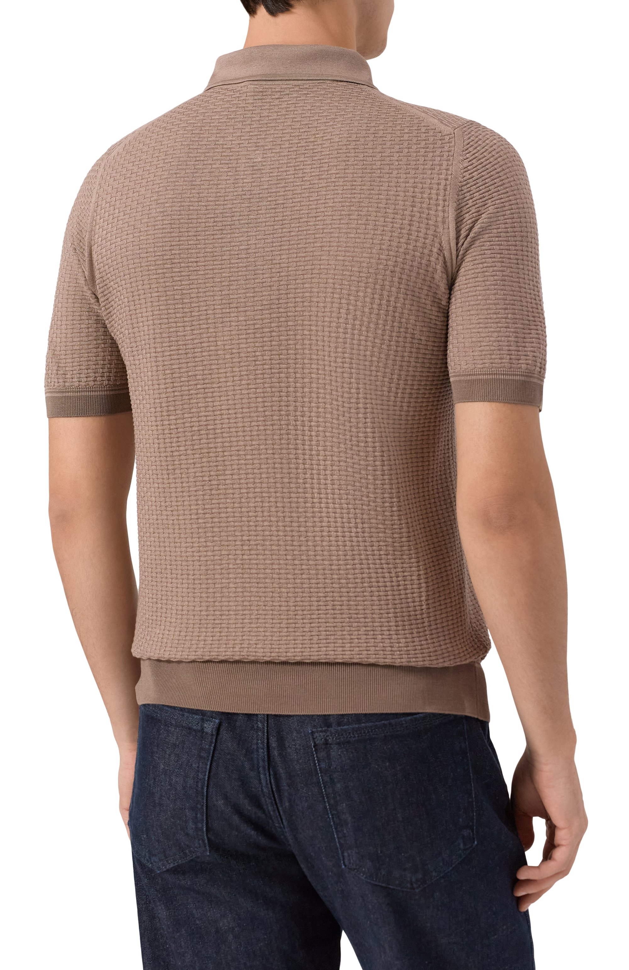 Шелковое поло ZILLI, арт. KZP002M0641VBSH00, фото 4