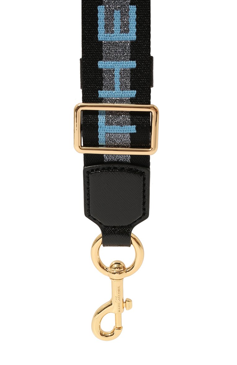 Женские текстильный ремень для сумки MARC JACOBS (THE) голубого цвета, арт. M0014328 | Фото 3 (Материал: Текстиль; Кросс-КТ: ремень-сумка; Нос: Не проставлено)