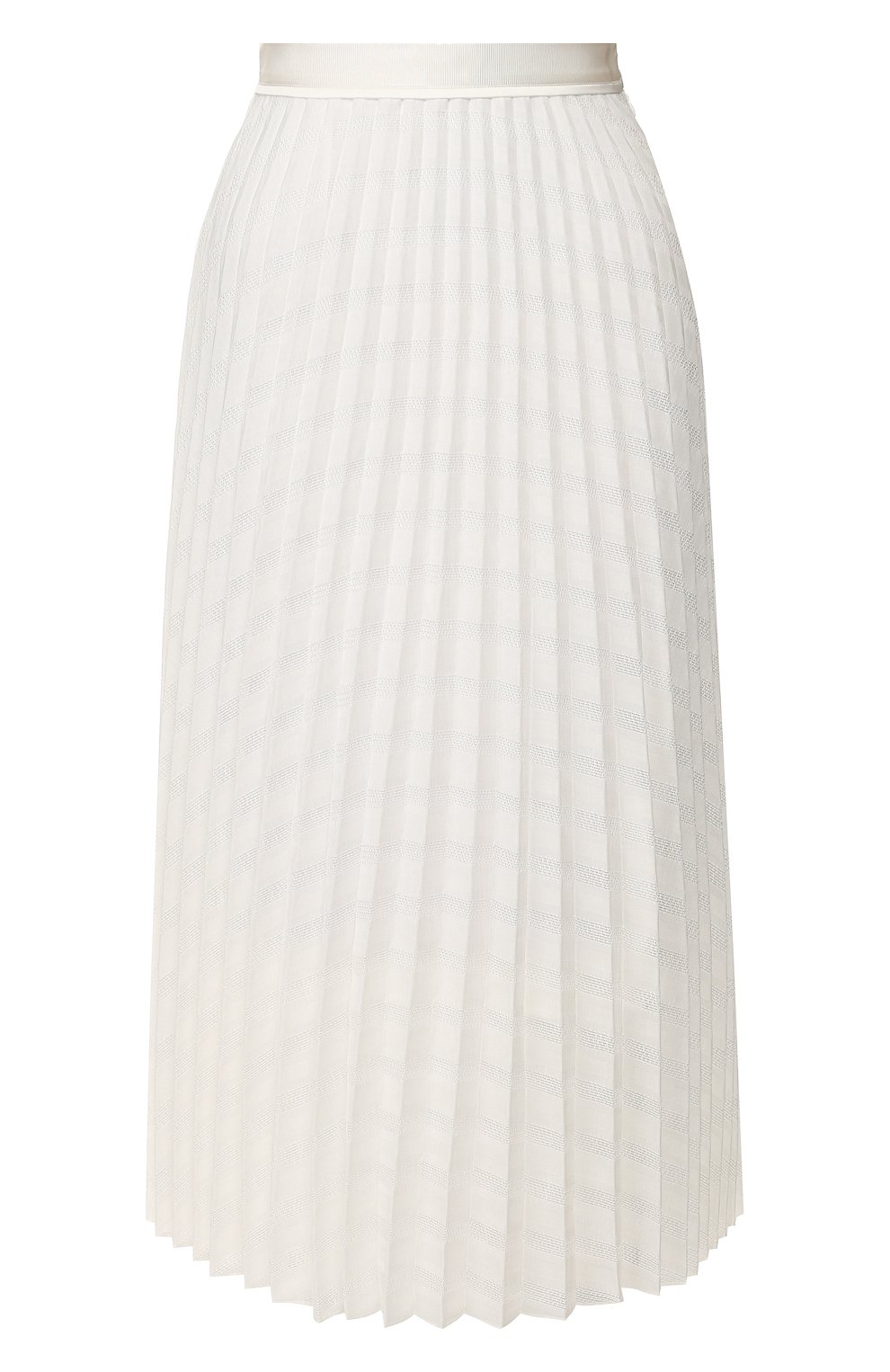Плиссированная юбка VICTORIA, VICTORIA BECKHAM белого цвета по цене 44850 руб., арт. 2220WSK001017A, фото 1 Плиссированная юбка VICTORIA, VICTORIA BECKHAM, арт. 2220WSK001017A, фото 1