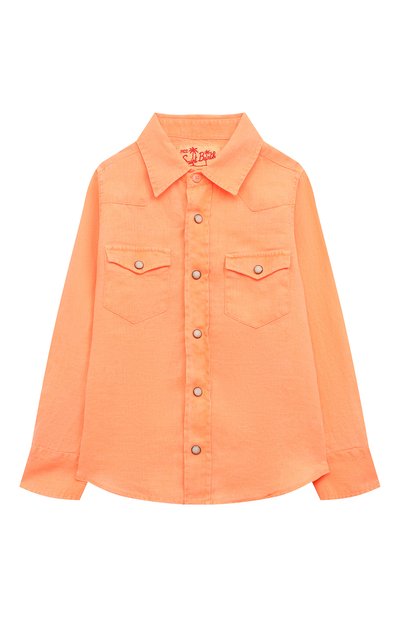 Льняная рубашка MC2 SAINT BARTH, арт. STBK/GREG JR/00882D