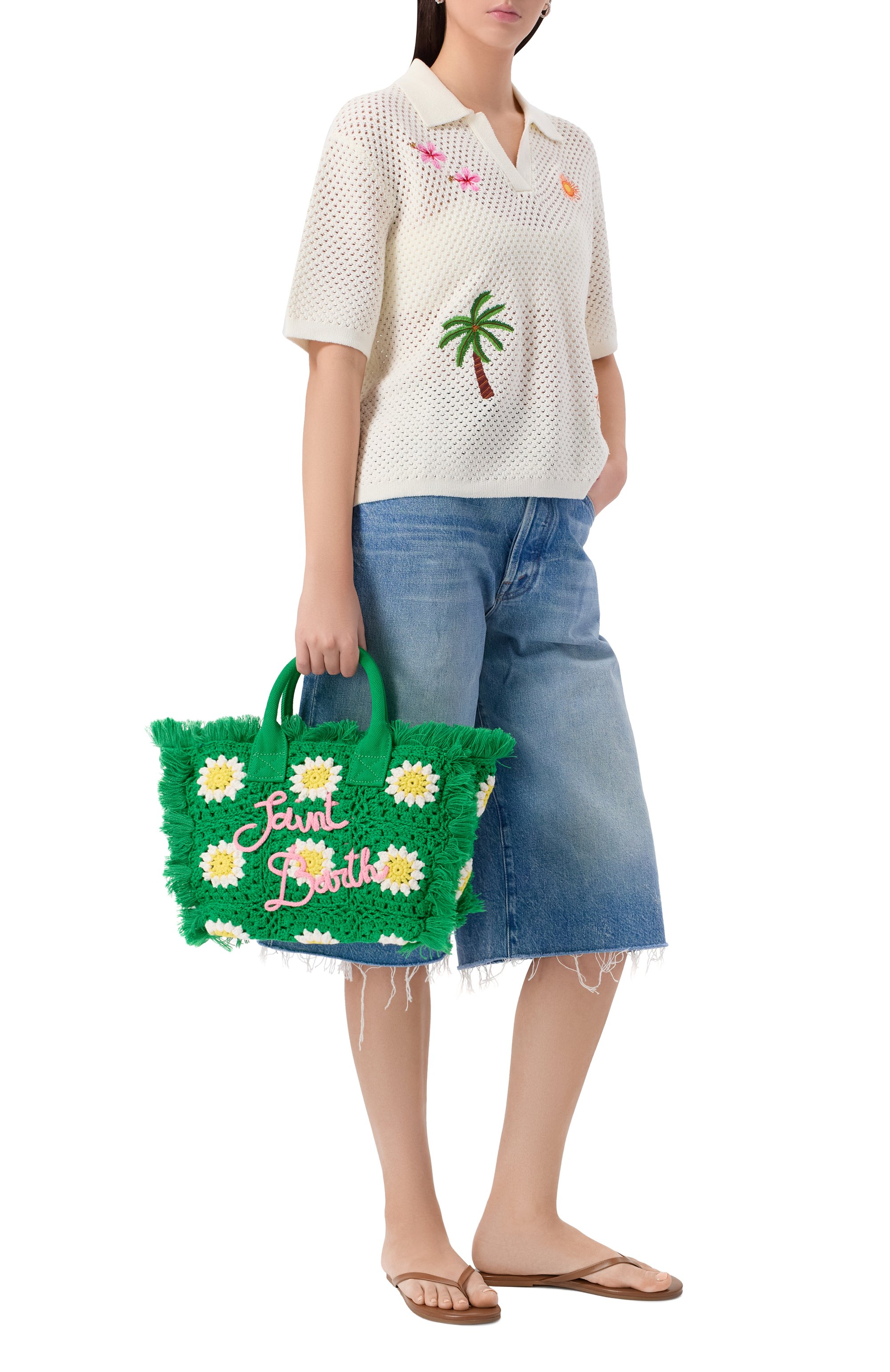 Сумка colette MC2 SAINT BARTH зеленого цвета по цене 18450 руб., арт. STBA C0LETTE/01084H, фото 7 Сумка colette MC2 SAINT BARTH, арт. STBA C0LETTE/01084H, фото 7