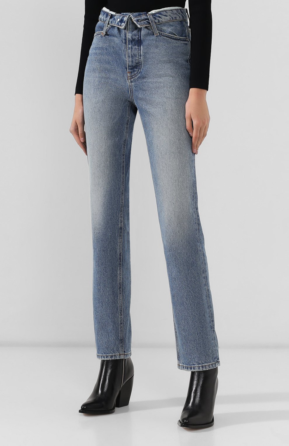 Джинсы ALEXANDER WANG синего цвета по цене 23100 руб., арт. 4DC2194486, фото 3 Джинсы ALEXANDER WANG, арт. 4DC2194486, фото 3
