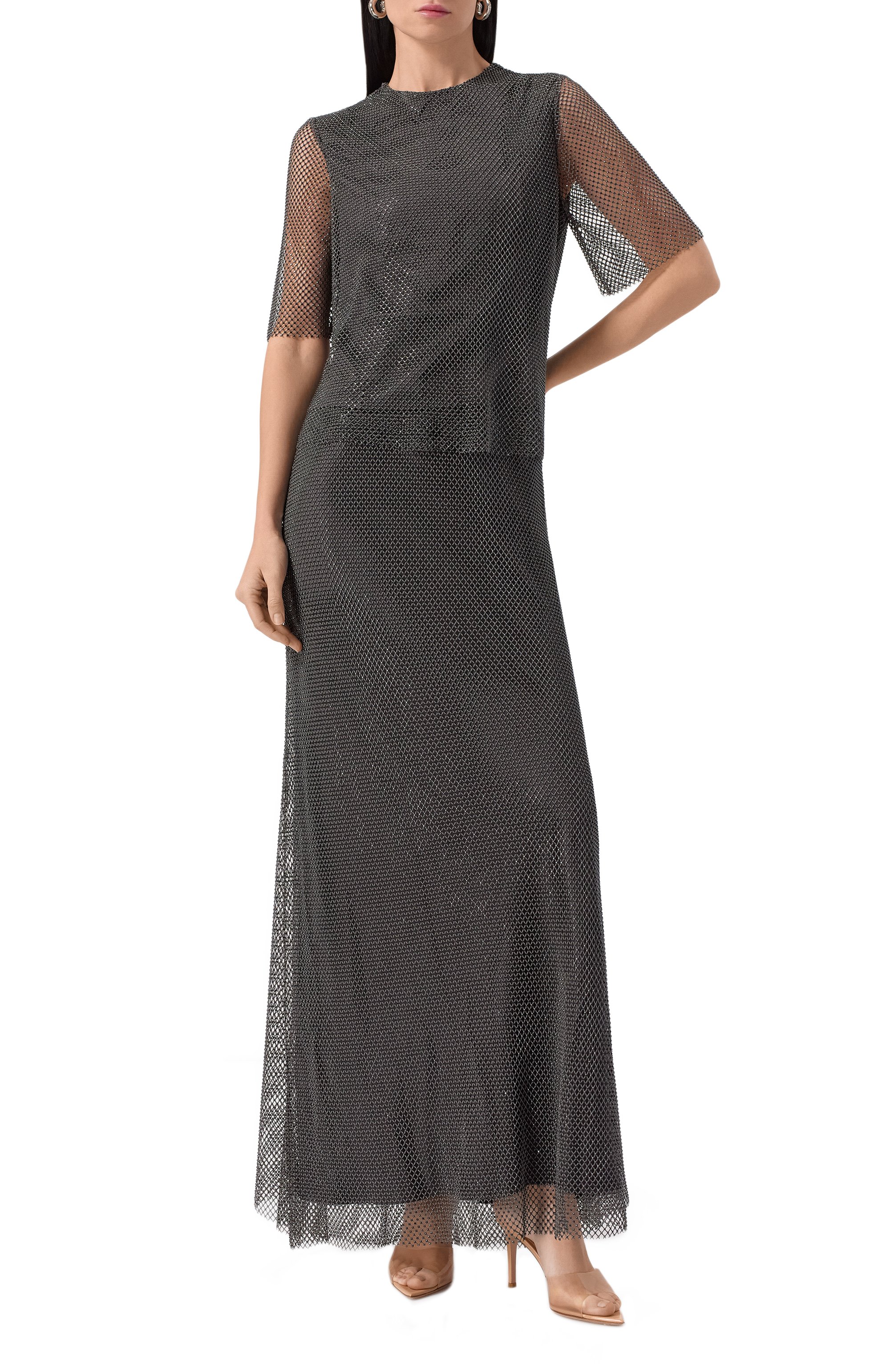 Топ с отделкой стразами CHAPURIN, арт. BL/20435/28882-М, фото 2