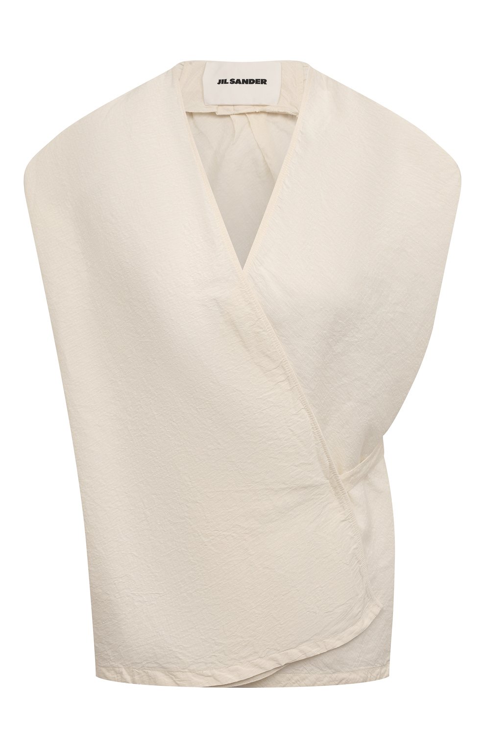Топ изо льна и хлопка JIL SANDER, арт. JSPU561406-WU330800, фото 1