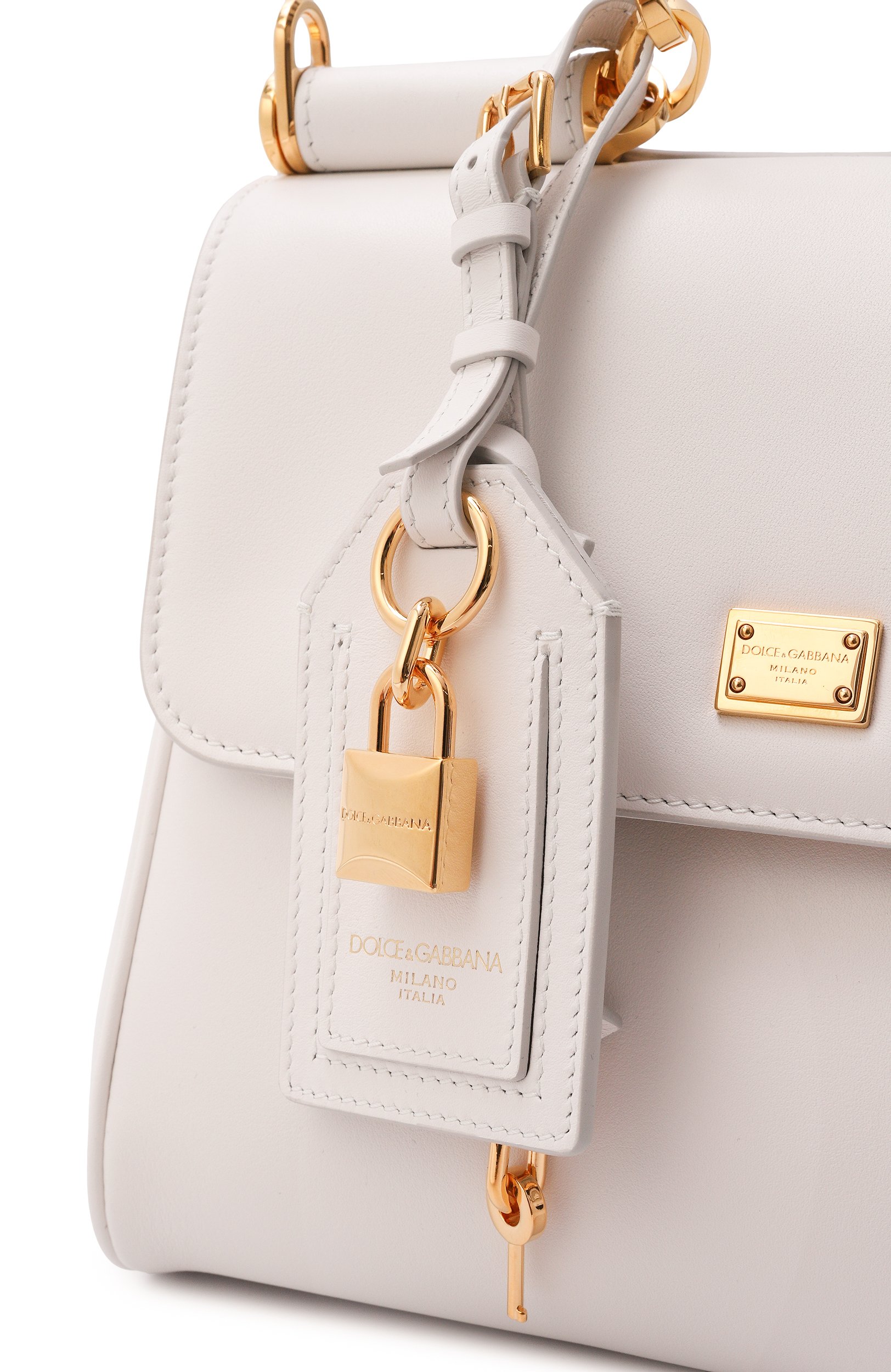Сумка my sicily DOLCE & GABBANA белого цвета по цене 299500 руб., арт. BB7781/B7321, фото 6 Сумка my sicily DOLCE & GABBANA, арт. BB7781/B7321, фото 6