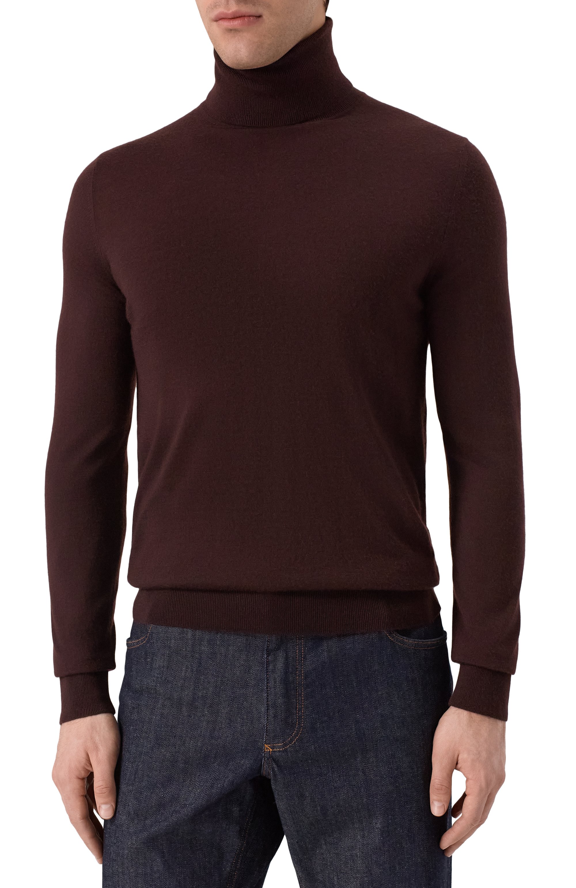 Водолазка из каше мира и шелка MVST, арт. BM18-302PLG0, фото 3