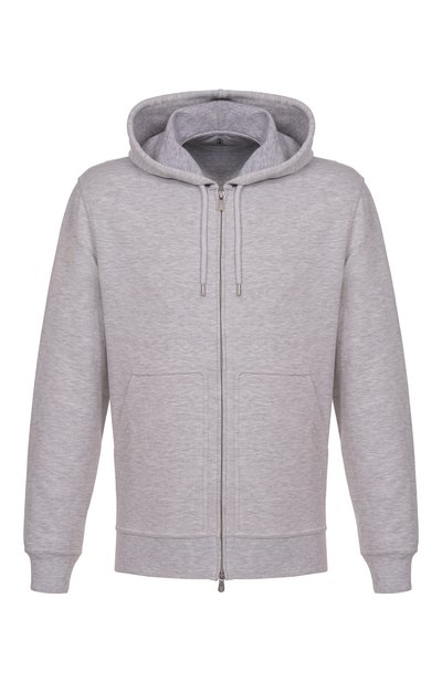 Мужской толстовка из хлопка и кашемира BRUNELLO CUCINELLI, арт. MM8319069G