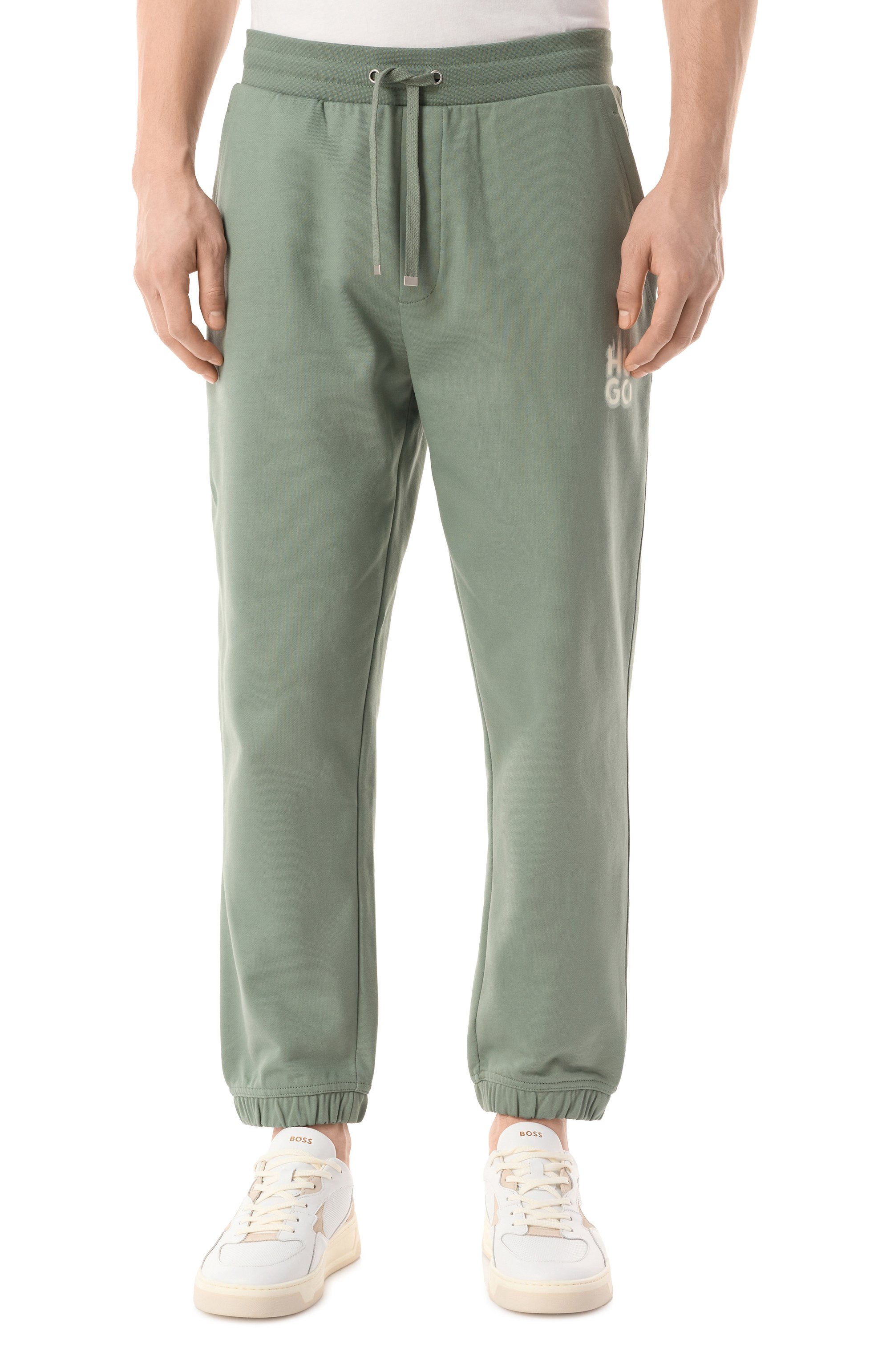 Хлопковые джоггеры HUGO, арт. 50530435, фото 3