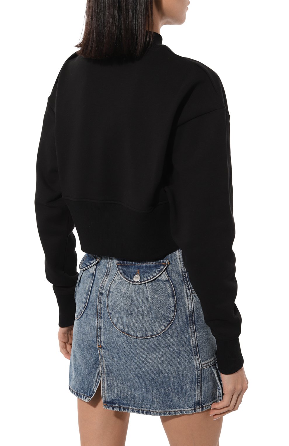 Хлопковый свитшот BALMAIN, арт. BF1J0040/BB02,  фото 4