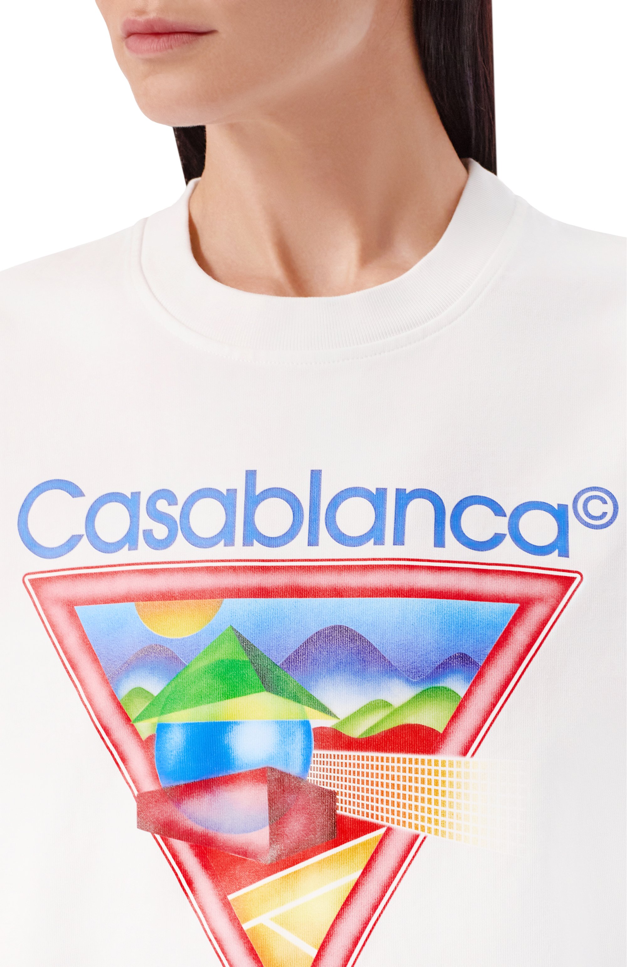 Хлопковая футболка CASABLANCA, арт. WPF25-JTS-046-01, фото 5