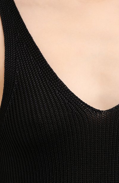 Шелковый топ TOM FORD черного цвета по цене 89950 руб., арт. TSK263-YAX286, фото 5 Шелковый топ TOM FORD, арт. TSK263-YAX286, фото 5