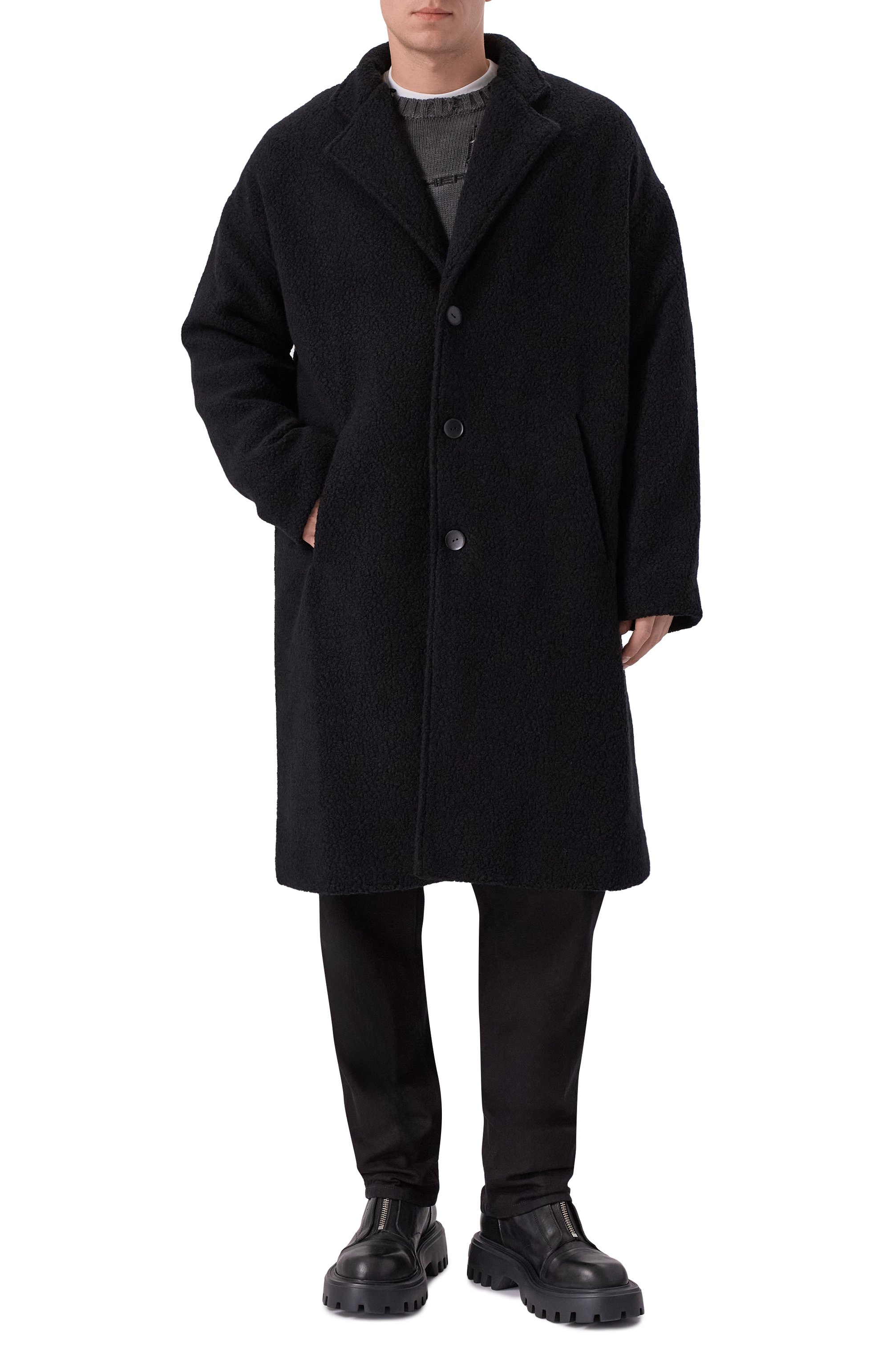 Пальто ANDREA YA'AQOV, арт. 25MHIT26B/W00L, фото 3