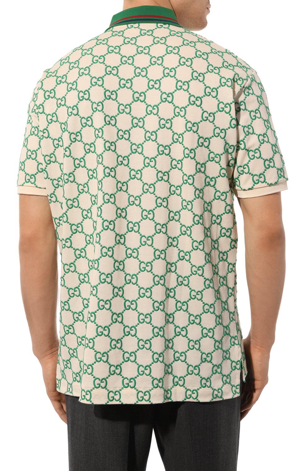 Хлопковое поло GUCCI, арт. 598956 XJB0U, фото 4