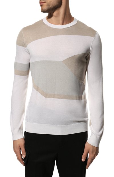 Джемпер из хлопка и шелка ZILLI, арт. MBX-RN050-CILI1/ML01, фото 3