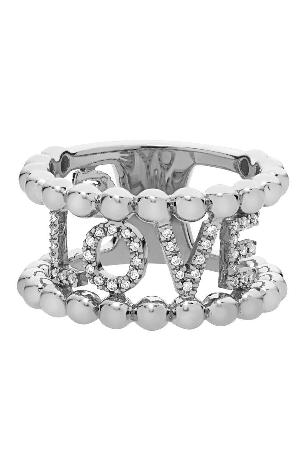 Кольцо love CASATO бесцветного цвета по цене 288750 руб., арт. MX1404BT-W, фото 2 Кольцо love CASATO, арт. MX1404BT-W, фото 2