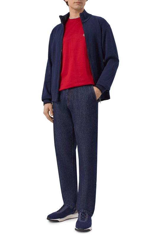 Хлопковая футболка Stefano Ricci MNH6105000/TE0001 Красный  MNH6105000/TE0001 Фото 2