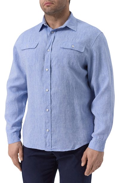 Льняная рубашка PAUL&SHARK, арт. 25413252/3XL, фото 3