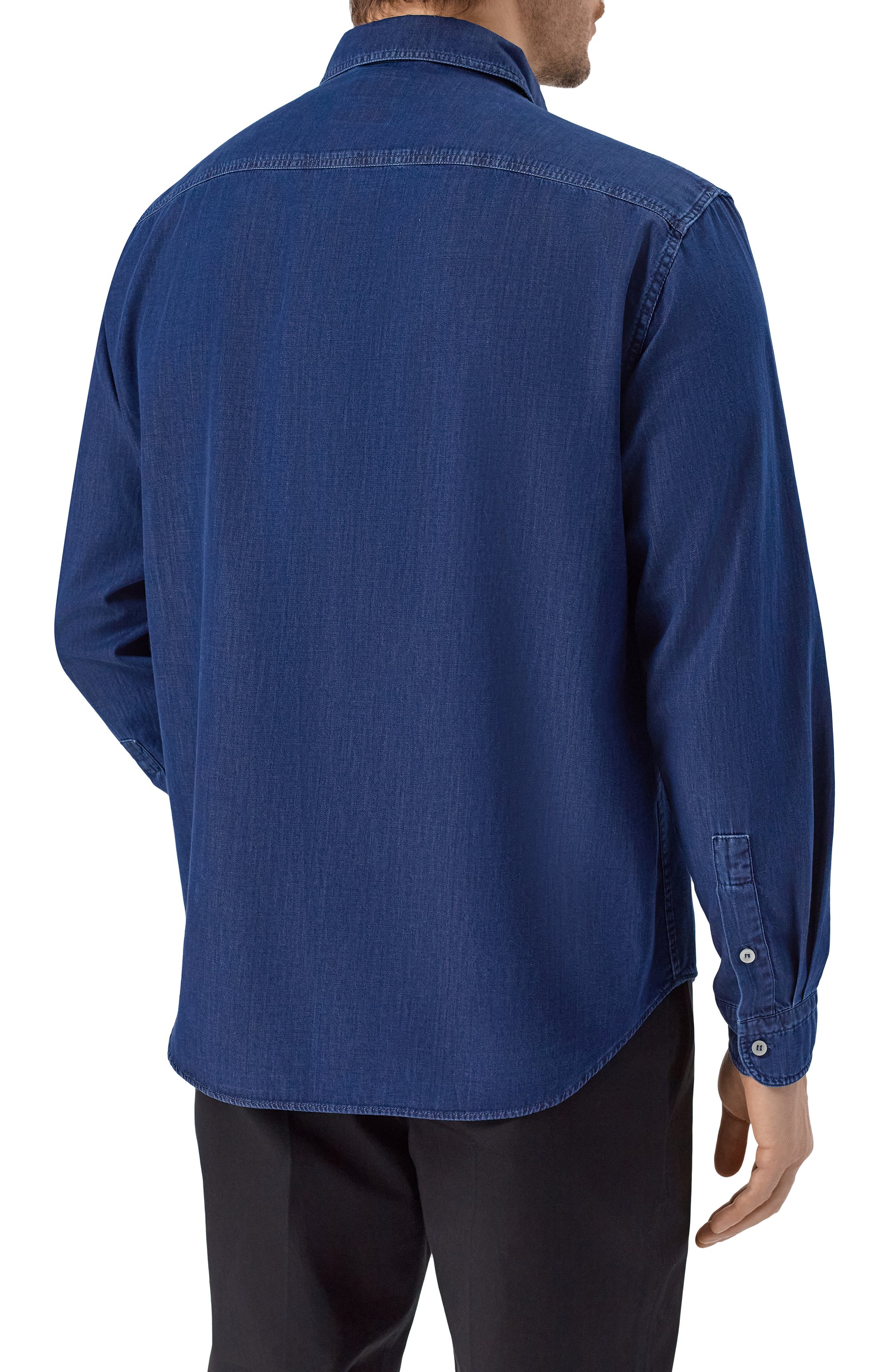 Джинсовая рубашка PAUL&SHARK, арт. 26413280_001, фото 4