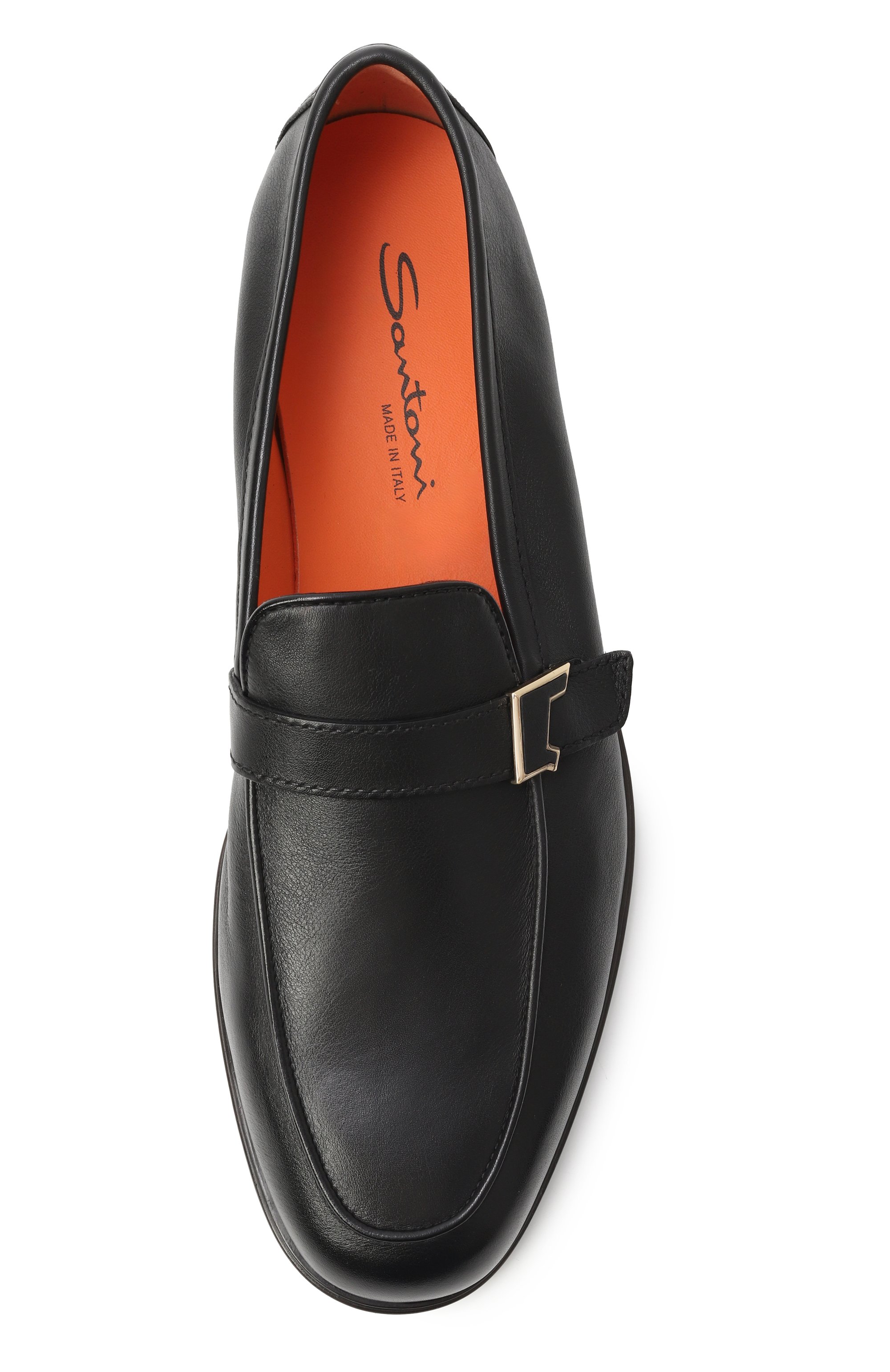 Кожаные лоферы malibu SANTONI, арт. MGAG19041SM0GMEM, фото 6