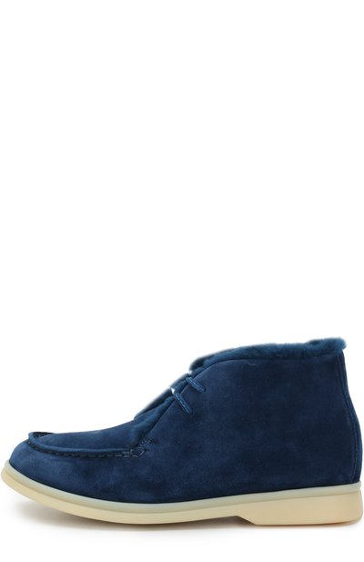 Замшевые ботинки с внутренней меховой отделкой LORO PIANA, арт. FAF4333, фото 2