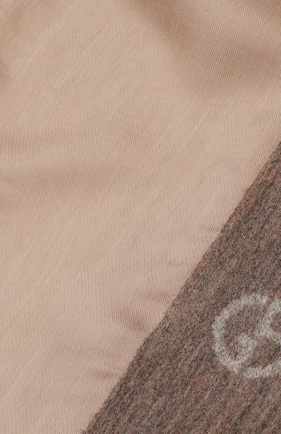Шарф из шерсти и вискозы GIORGIO ARMANI бежевого цвета по цене 53600 руб., арт. 795216/3F128, фото 4 Шарф из шерсти и вискозы GIORGIO ARMANI, арт. 795216/3F128, фото 4