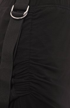 Женская юбка HELMUT LANG черного цвета, арт. 009HW302 | Фото 6 (Длина Ж (юбки, платья, шорты): Макси; Стили: Кэжуэл; Кросс-КТ: Трикотаж; Материал внешний: Хлопок)