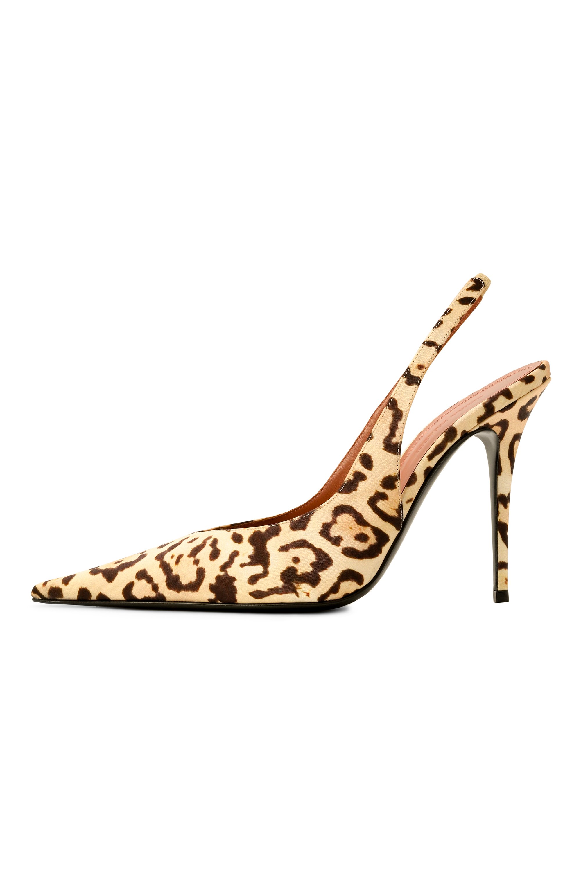 Текстильные туфли anok sling 105 AMINA MUADDI леопардового цвета по цене 99500 руб., арт. AN0K SLING 105, фото 4 Текстильные туфли anok sling 105 AMINA MUADDI, арт. AN0K SLING 105, фото 4