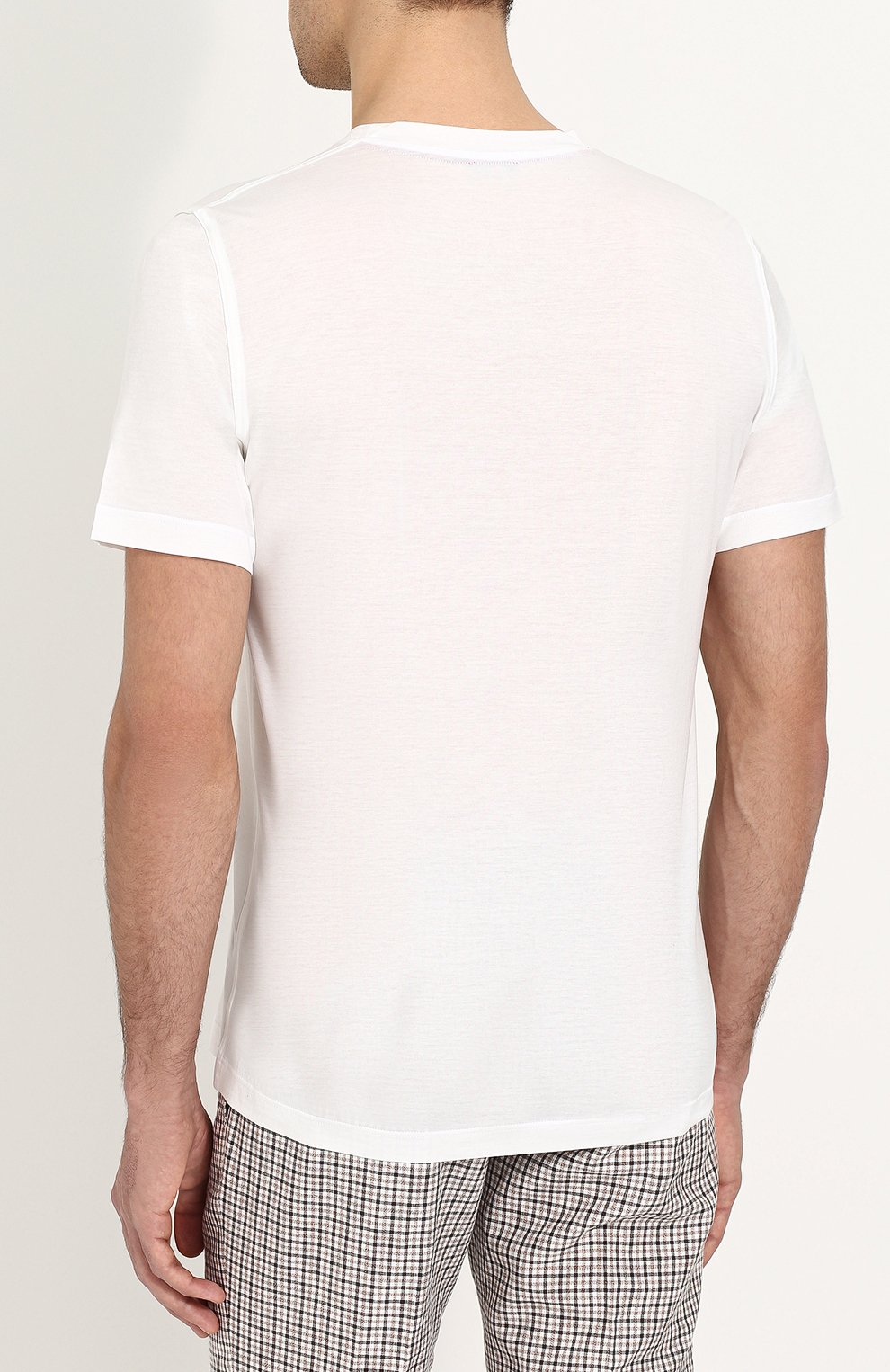 Хлопковая футболка с круглым вырезом KITON, арт. UK843/ME18HE30003, фото 4
