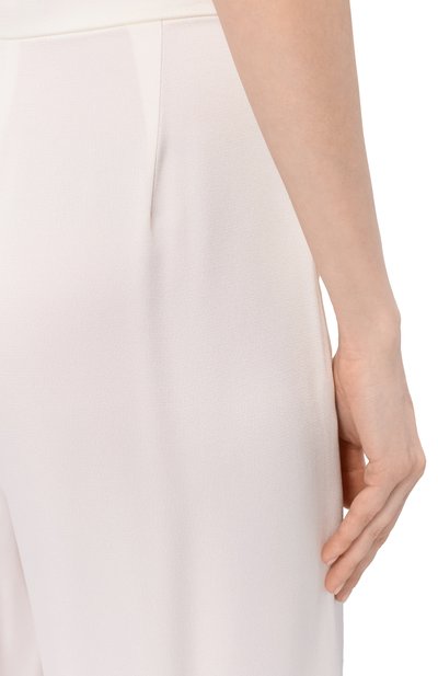 Атласные брюки MAX MARA STUDIO белого цвета по цене 47150 руб., арт. IETI, фото 5 Атласные брюки MAX MARA STUDIO, арт. IETI, фото 5