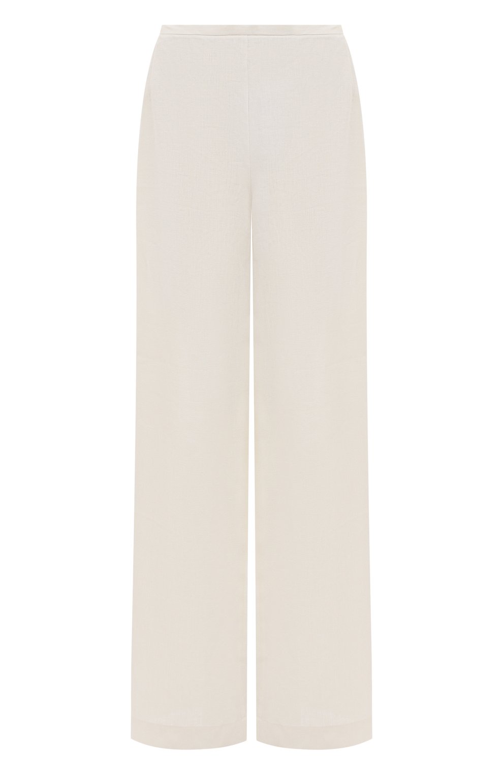 Льняные брюки NOBLE&BRULEE кремового цвета по цене 35000 руб., арт. NBMLGR10/2, фото 1 Льняные брюки NOBLE&BRULEE, арт. NBMLGR10/2, фото 1
