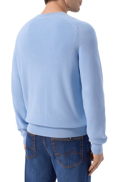 Хлопковый джемпер BOSS, арт. 50555124, фото 4