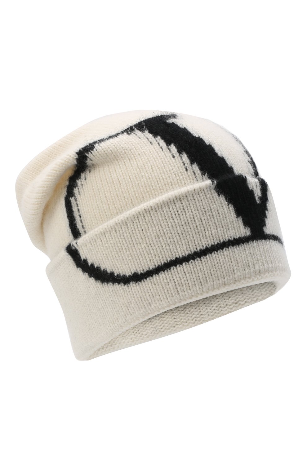 Шапка из шерсти и кашемира VALENTINO кремового цвета по цене 33950 руб., арт. WY0HB00Y/RAI, фото 1 Шапка из шерсти и кашемира VALENTINO, арт. WY0HB00Y/RAI, фото 1